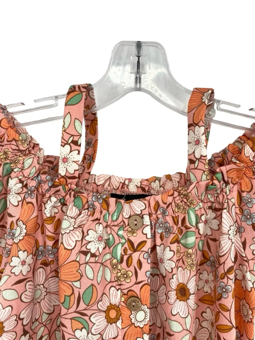 Amy Byer Girl’s Daisy Floral Printed Beach Pants and Top Set